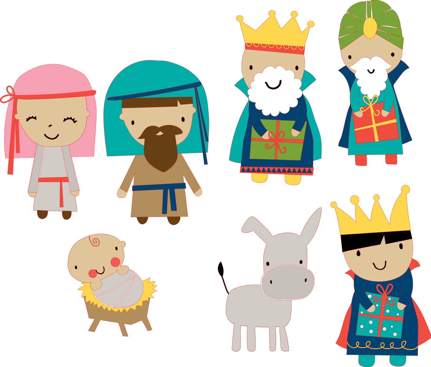 Nativity Cookie Cutter Set | The Cheerful Baker