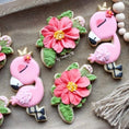 Load image into Gallery viewer, 4 inch floral spray cookie cutter
