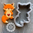 Load image into Gallery viewer, Fox Cookie Cutter 4.25 inches tall
