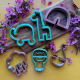 zoo animal cookie cutter set