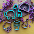 Load image into Gallery viewer, 6 piece finished baby cookie cutter set.  This is a set of 6 finished cutters
