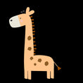 Load image into Gallery viewer, Giraffe cookie cutter finished cutter- The Frescia giraffe
