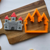 Finished  5 piece Cinderella cookie cutter set