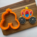 Finished  5 piece Cinderella cookie cutter set
