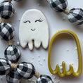 Load image into Gallery viewer, 4 inch tall ghost cookie cutter
