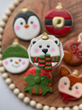 Load image into Gallery viewer, Single 3.5 inch bear ornament cookie cutter
