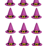 Small ghost hat royal icing transfer