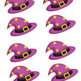 Large ghost hat royal icing transfer sheet
