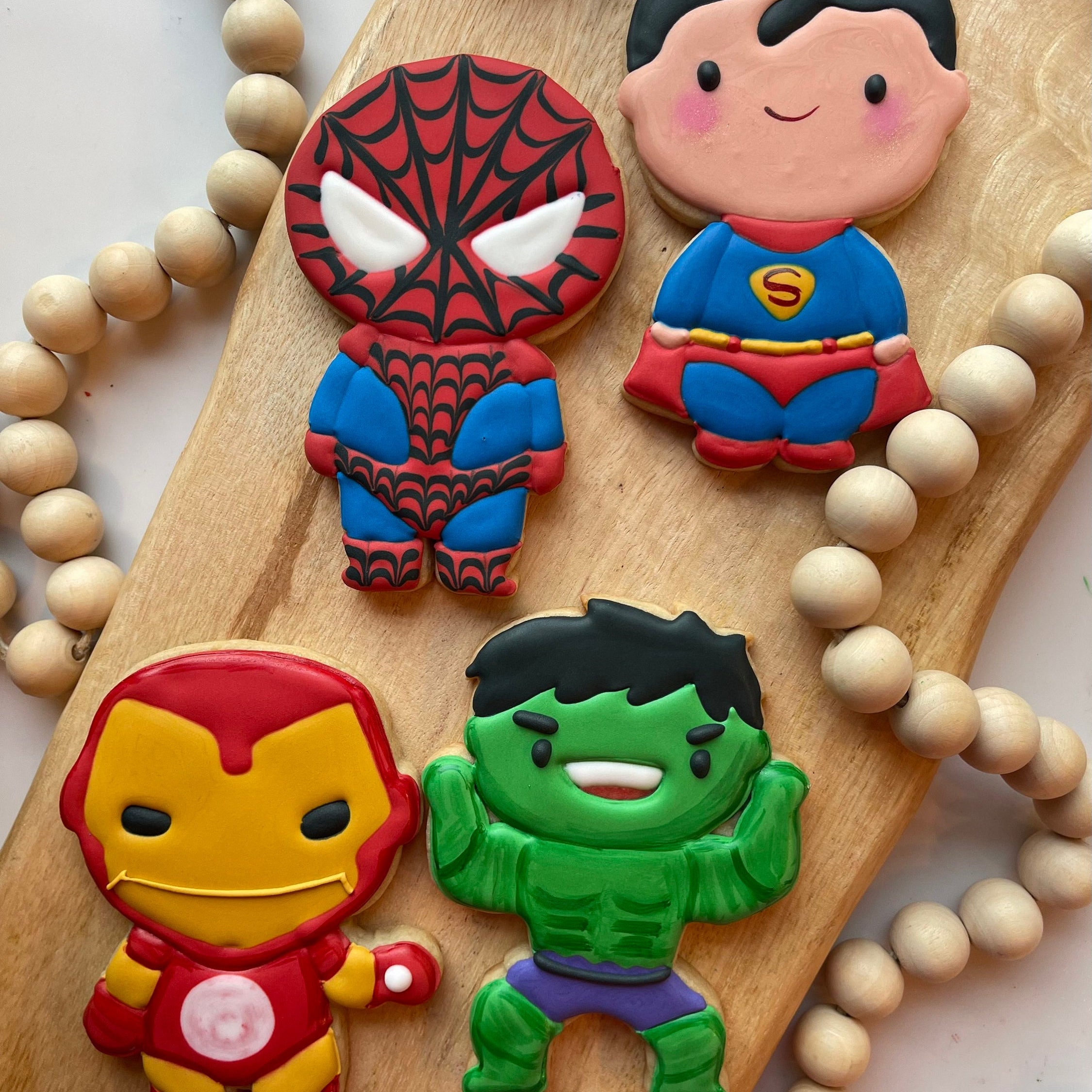 superhero cookie cutter set