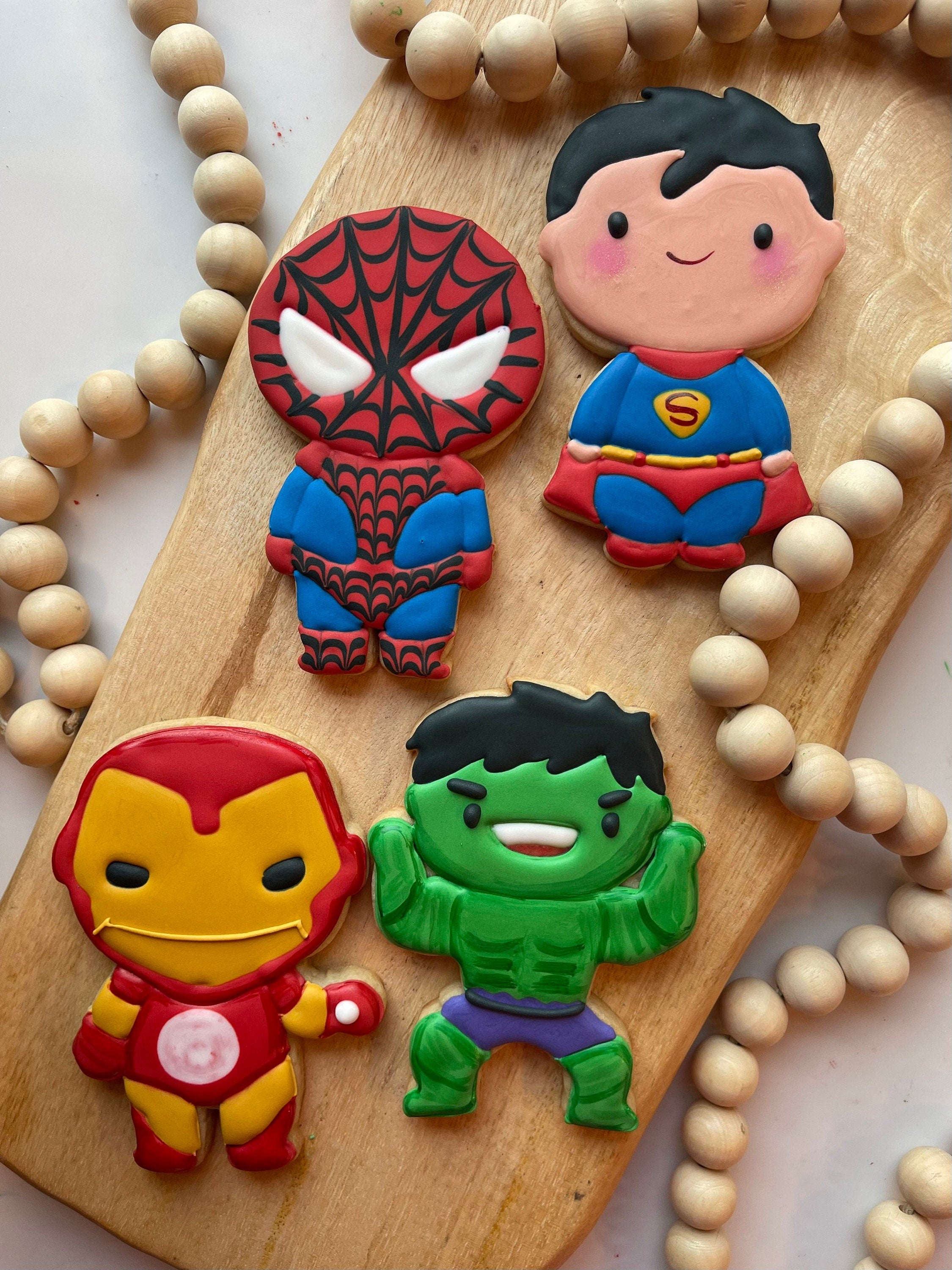 superhero cookie cutter set