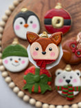 Load image into Gallery viewer, 3.5 inch fox ornament cookie cutter
