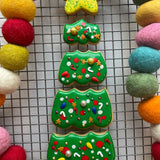 6 piece Christmas Tree cookie cutter set