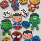 superhero cookies