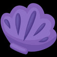 Load image into Gallery viewer, Adorable clam shell cookie cutter.  Approx. 4 by 3.5 inches
