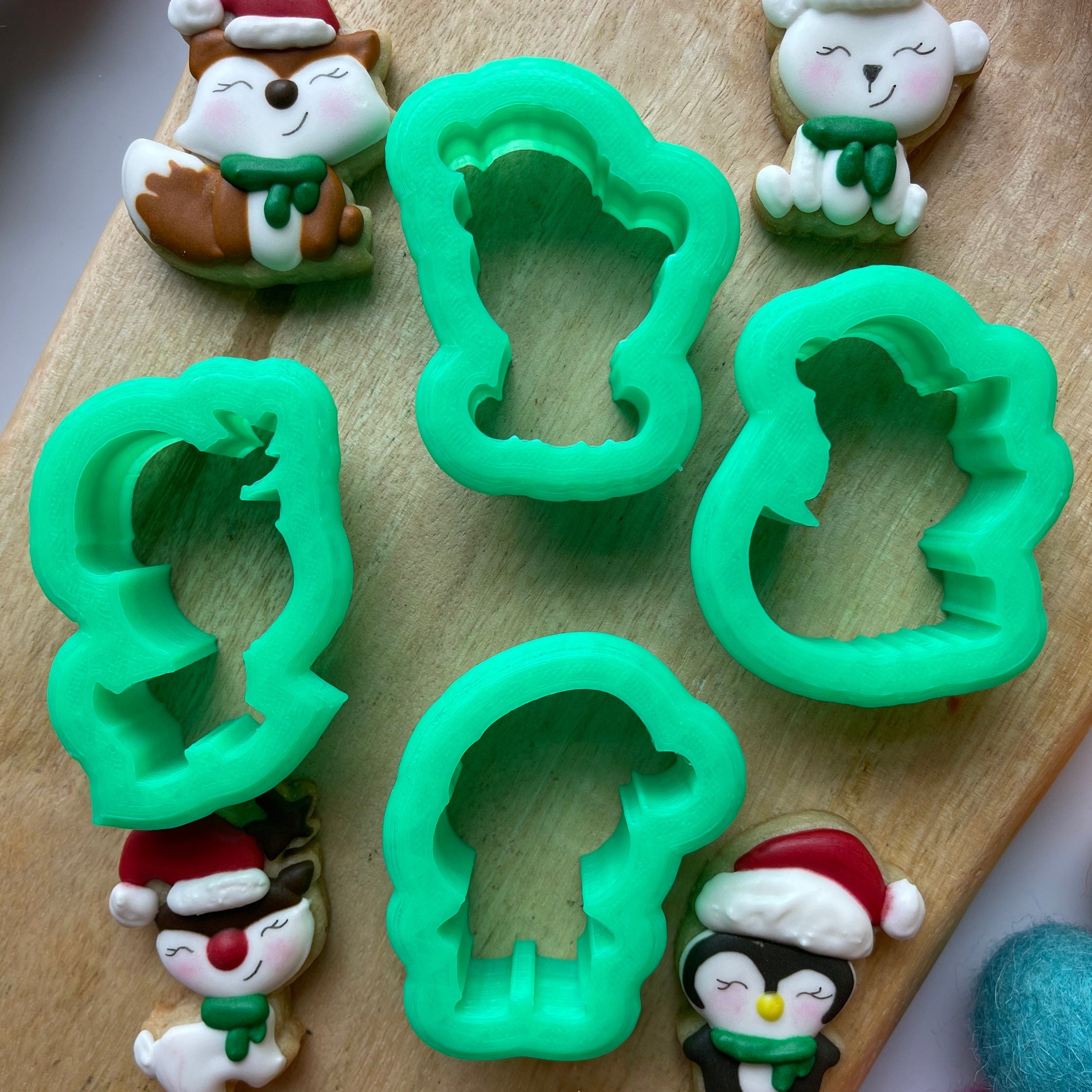 mini christmas cookie cutter set