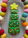Load image into Gallery viewer, 6 piece Christmas Tree cookie cutter set
