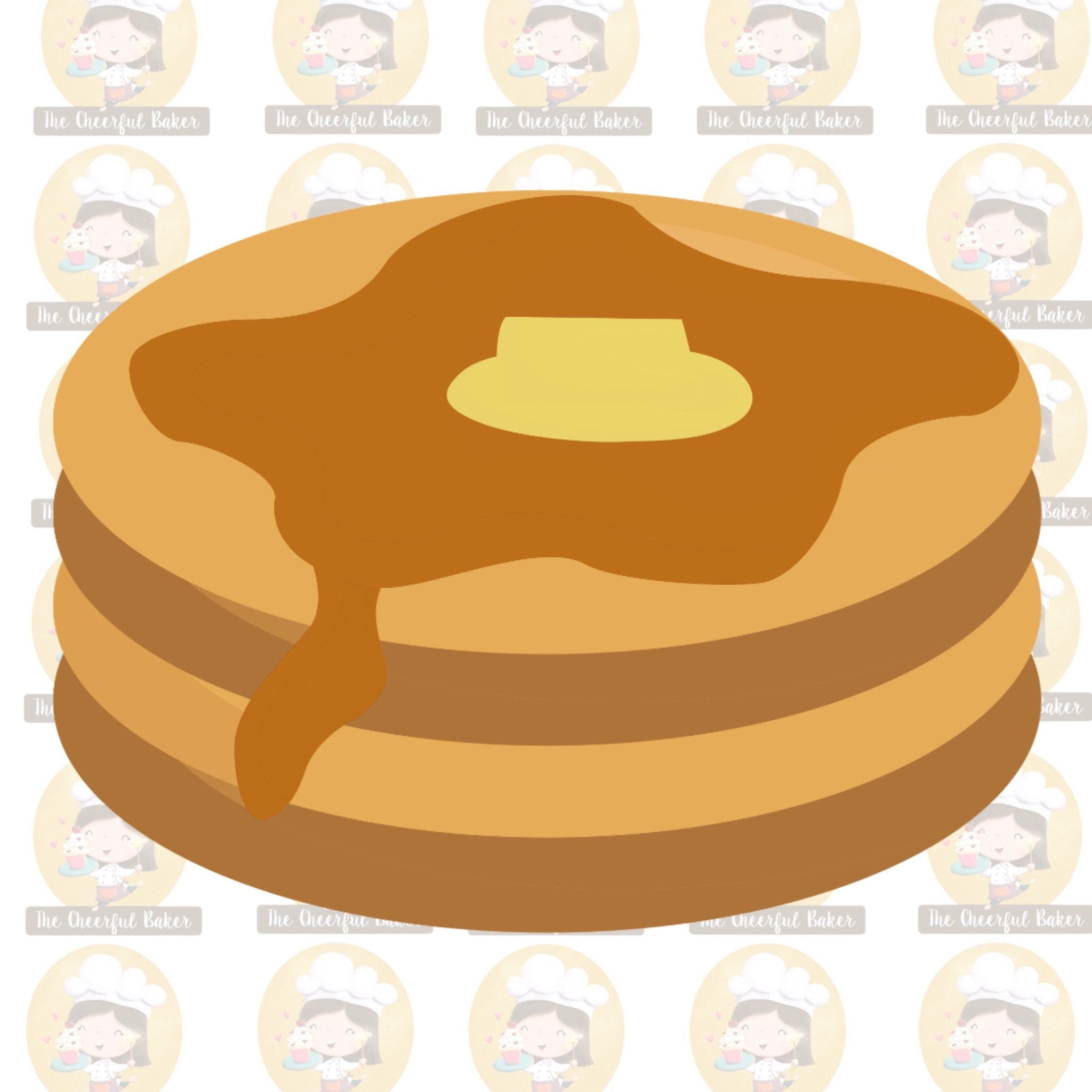Pancake stack cookie cutter