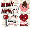Load image into Gallery viewer, Love stink Valentine cookie cutter
