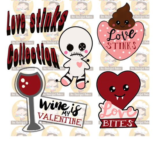 Love stink Valentine cookie cutter