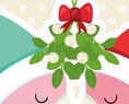 Load image into Gallery viewer, 4 inch mistletoe cookie cutter
