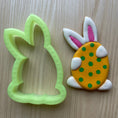 Load image into Gallery viewer, Easter bunny with Easter egg cookie cutter
