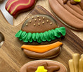 Load image into Gallery viewer, 4 inch hamburger cookie cutter
