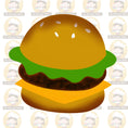 Load image into Gallery viewer, 4 inch hamburger cookie cutter
