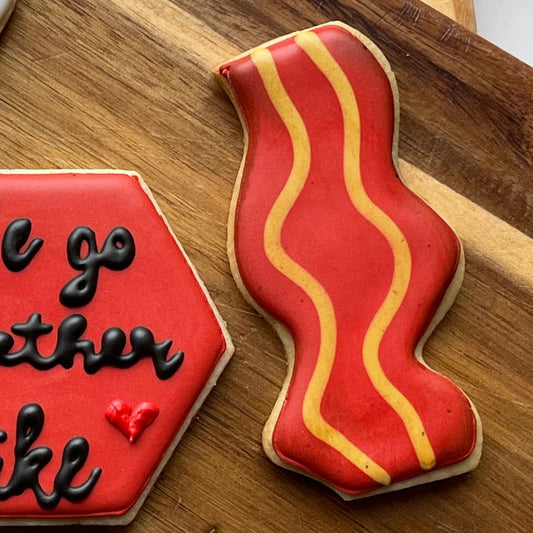 Bacon cookie cutter