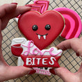 Load image into Gallery viewer, Love bites Valentine cookie cutter
