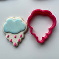 Load image into Gallery viewer, Rain cloud cookie cutter
