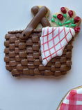 Load image into Gallery viewer, 4 inch picnic basket cookie cutter
