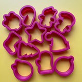 New 11 piece mini cookie cutter set