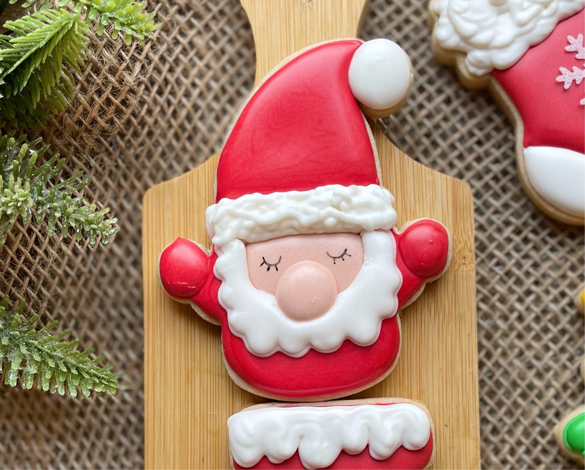 Chubby Santa Cookie cutter