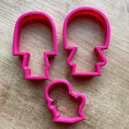 Load image into Gallery viewer, Mary Joseph and baby Jesus cookie cutter set
