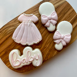 Girl Baby Shower Cookie Cutter Set