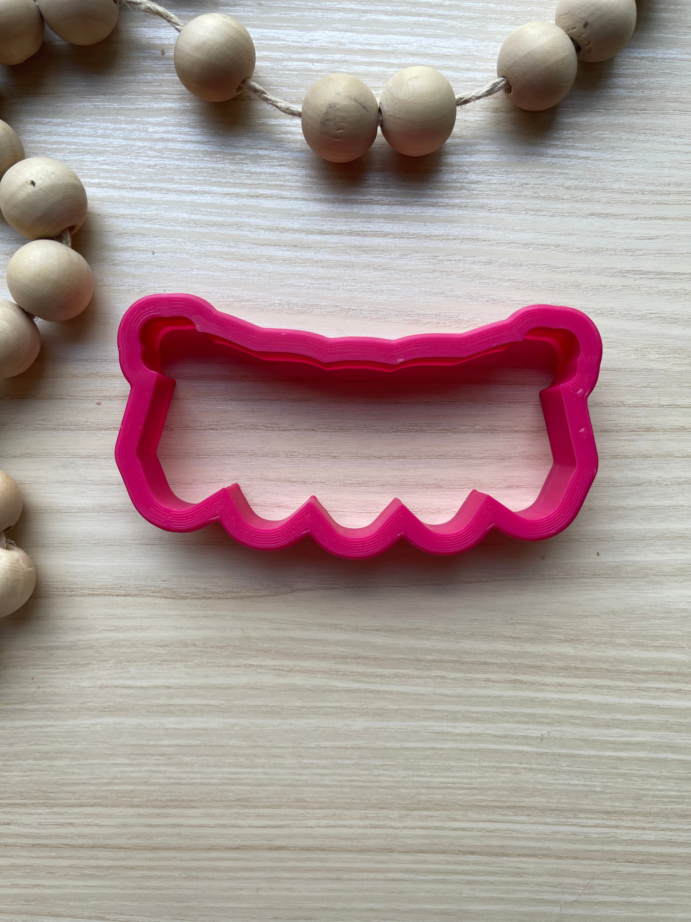 Crayon bunting cookie cutter cookie cutter