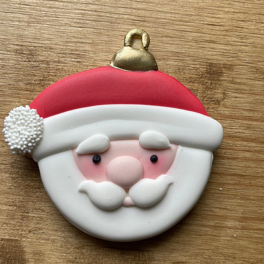 Santa ornament cookie cutter