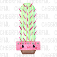 Load image into Gallery viewer, Tall, spiked cactus cookie cutter
