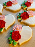 Load image into Gallery viewer, Floral heart cookie cutter
