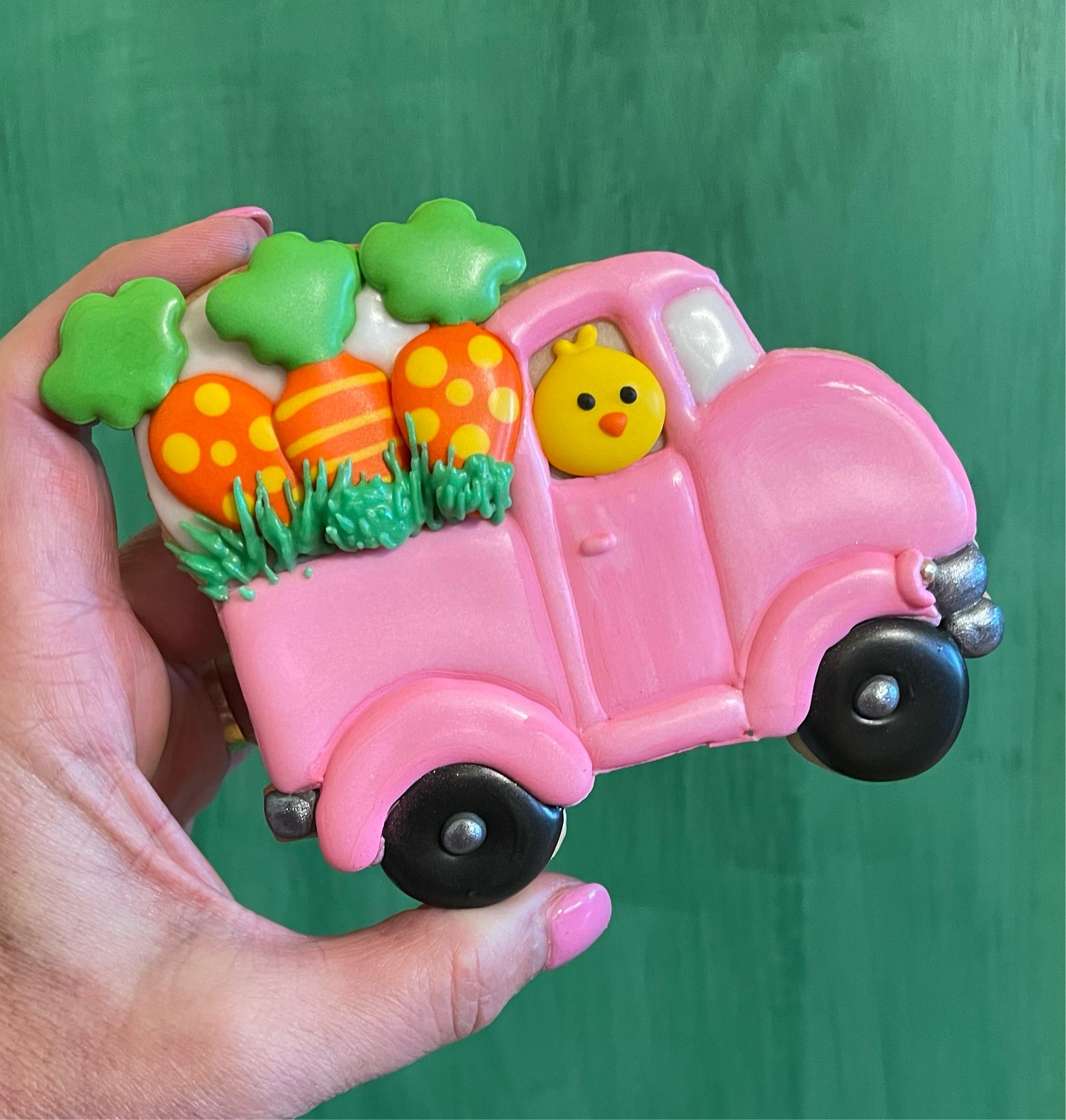 Easter truck cookie cutter 