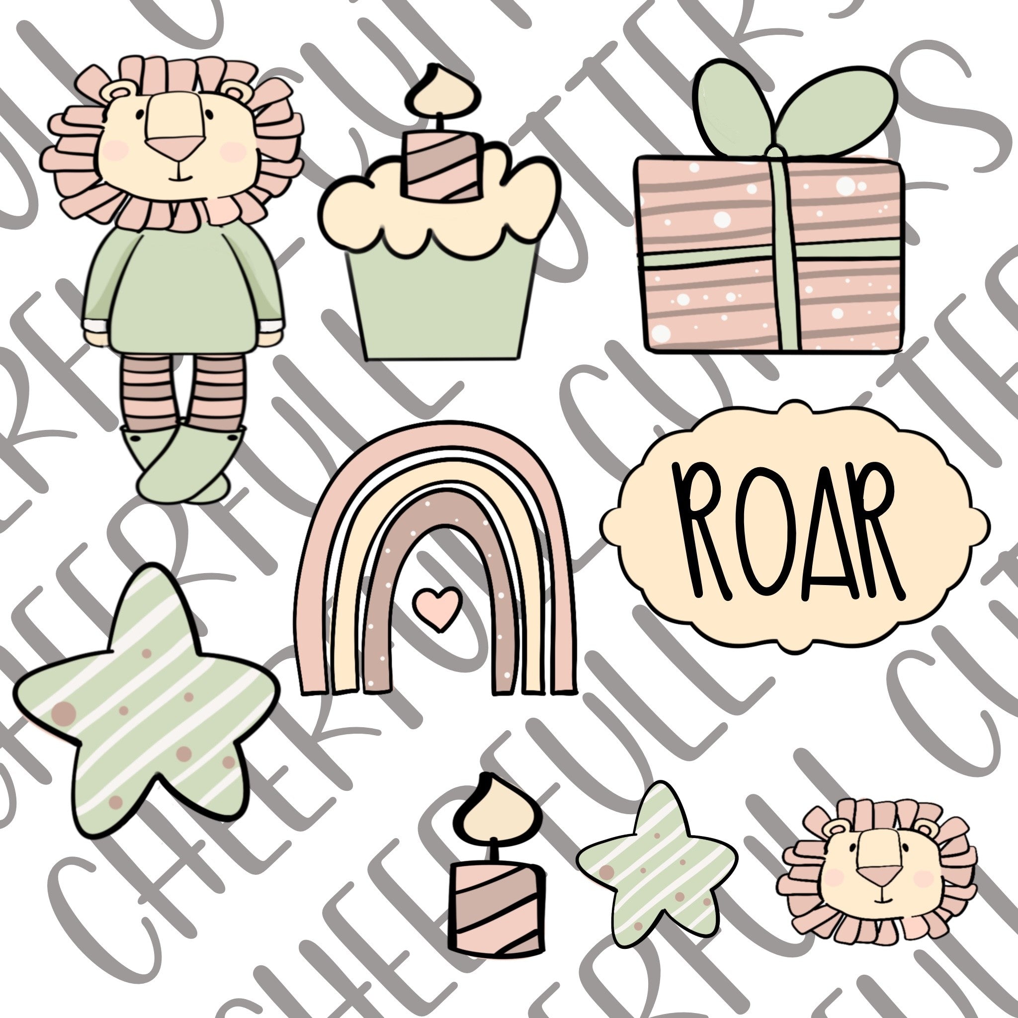 cookie-decorating-class-lion-birthday